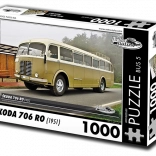 RETRO-AUTA Puzzle Autobuz Škoda 706 RO (1951) 1000 piese