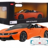 Rastar BMW i8 Roadster model cu telecomandă 1:12 – Portocaliu