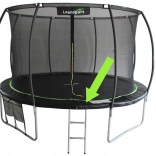 Husă de protecție pentru arcurile trambulinei Sport Max 6 ft, negru‑verde