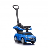 Mașinuță cu mâner Mercedes 3în1 Albastru