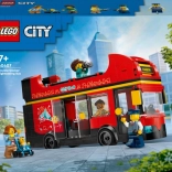 Lego City autobuz roșu etajat