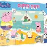 Puzzle reversibil Peppa Pig SUPER MAXI 24 piese