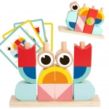 cuburi de construcție spațiale din lemn crab