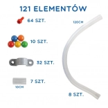 Jucărie senzorială STEM Wall set 121 piese