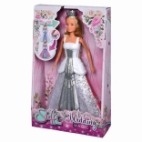 Păpușă STEFFI LOVE nuntă magică 2‑în‑1 – rochie care se schimbă