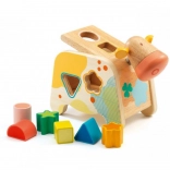 Jucărie de introdus DJECO Văcuța