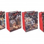 Pungă cadou de Crăciun L 30 × 41 × 12 cm