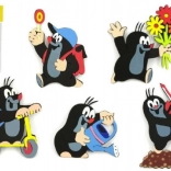 Decorațiune din spumă Krtek și tort