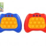 Joc electronic pop-it Bubble Pops – bule luminoase, 4 moduri de joc, 2 culori