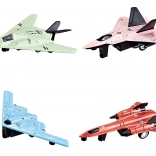 Avion metalic cu propulsie inversă de 11 cm