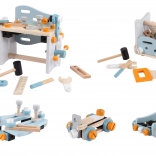 Set de construcție din lemn pentru copii ECOTOYS