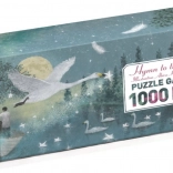 Djeco puzzle Imn pentru lună – 1000 piese