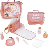 geantă pentru schimbat scutece pentru păpuși Baby Nurse cu 7 accesorii
