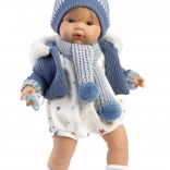Păpușă realistă SASHA cu sunete și corp moale - 38 cm