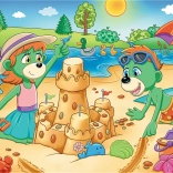 Puzzle Familia Treflik 100 de piese Ziua Treflik-ilor Trefl