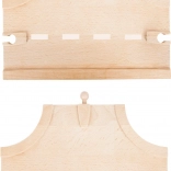 Small foot pistă auto din lemn – intersecție în T