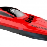 barcă cu telecomandă RC 2.4 GHz, 42 cm, cu punte dublă, 30 km/h