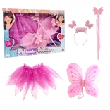 set pentru copii mica prințesă fluturaș cu aripi