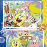 EDUCA Puzzle Sponge Bob 2x100 piese