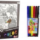 Puzzle de colorat 500 piese Pești Ocean