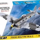 Set construcție Colecție Istorică WWII Focke-Wulf FW 190 A-3 382 piese