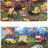 Puzzle de lemn Vehicule de transport