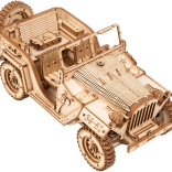 Puzzle 3D din Lemn Rokr Jeep Militar