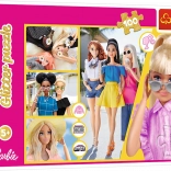 Puzzle 100 piese Glitter Brokat Barbie