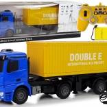 Camion mare R/C Mercedes Arocs Blue 1:20 Container, lungime 58 cm