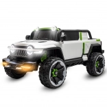 Mașinuță electrică pentru copii Baby Mix Flexible albă