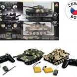 Tancuri cu telecomandă MaDe 2 bucăți cu șenile mobile