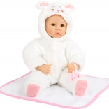 small foot păpușă mielușel cu corp moale și accesorii