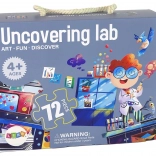 Puzzle educațional pentru copii Laborator 72 piese