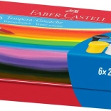 Vopsele tempera Faber-Castell 6x20ml