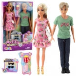 Set Păpuși Anlily Fata cu Băiat și Accesorii