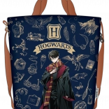 Harry Potter geantă de cumpărături navy & gold
