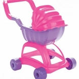 Cărucior din plastic cu copertină