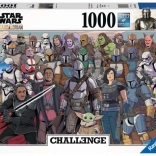 Puzzle Ravensburger Star Wars Mandalorian Provocare 1000 piese