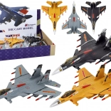 Model de avion cu tracțiune gri, negru sau galben