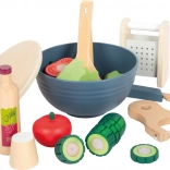 Small Foot Set pentru salată cu legume de tăiat