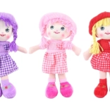 Păpușă din pânză cu pălărie 47 cm