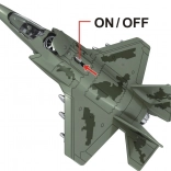 Model avion cu reacție 1:16 cu efecte de lumină și sunet