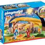 Playmobil Iesle de Crăciun cu iluminare
