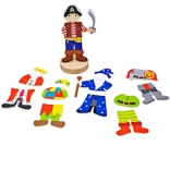 puzzle magnetic de îmbrăcat – personaje mistice de la Bigjigs Toys