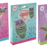 Pictură cu diamante – clopoțel de vânt cu colibri GRAFIX