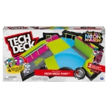 Tech Deck xconnect mare skatepark neon care strălucește în întuneric