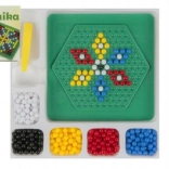 Mozaic cu biluțe și pensetă, mic, 250 buc.