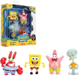 SpongeBob set de 4 figurine metalice de colecție 5–7 cm