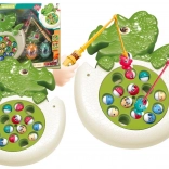 Joc de pescuit cu undițe și lumini – dinozaur