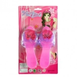 Pantofișori din plastic cu fundă pentru copii